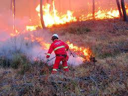 Incendio dopo i fuochi pirotecnici