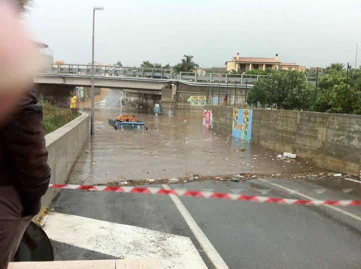 Violento nubifragio si abbatte sulla Calabria