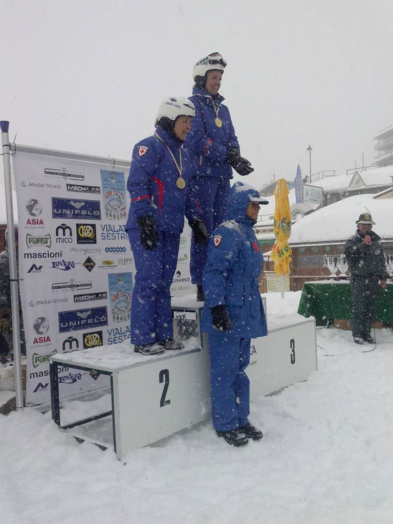 Slalom delle truppe alpine, due crocerossine lucane sul podio