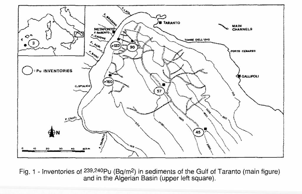 Golfo di Taranto e plutonio