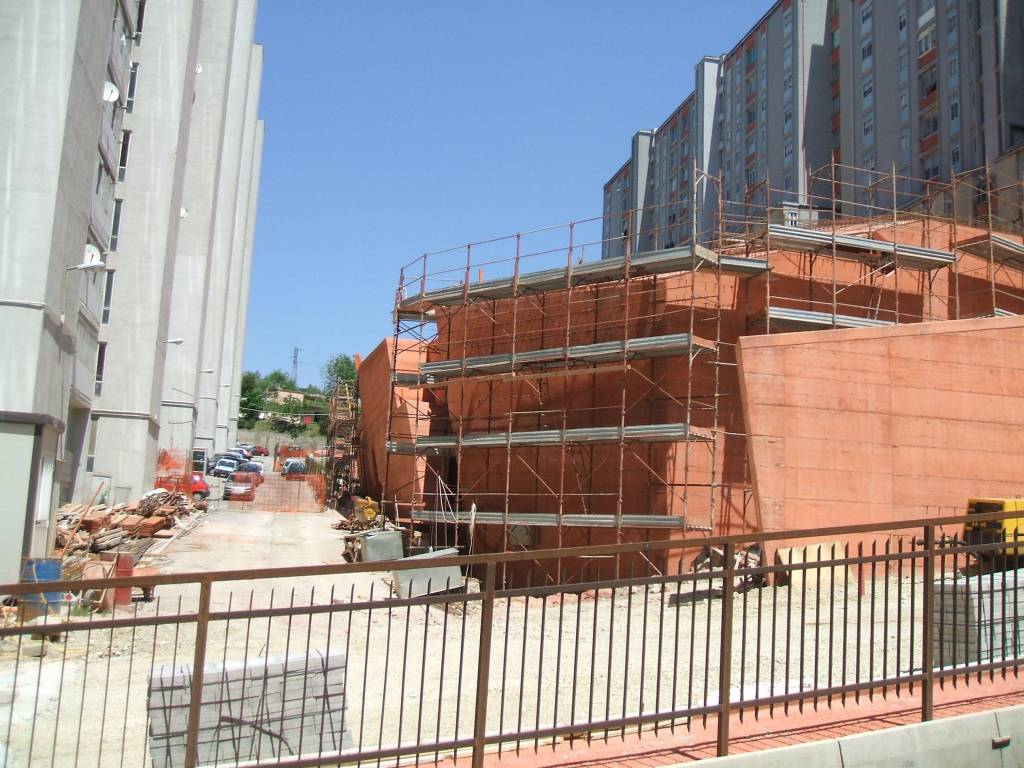 La costruzione della "Nave" nel quartiere Serpentone di Potenza
