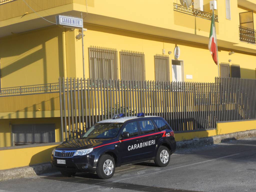 La Stazione carabinieri di Tursi