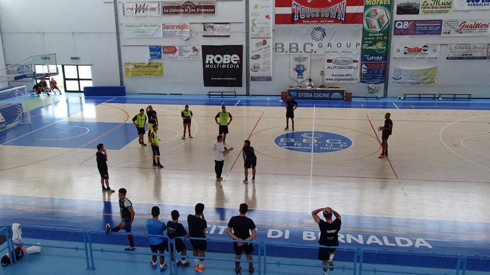 Il Bernalda Futsal al lavoro in vista della prossima stagione
