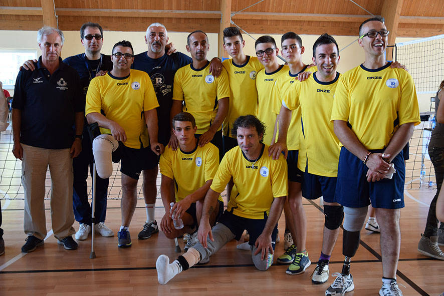 Sitting Volley, la nazionale maschile a Rotonda