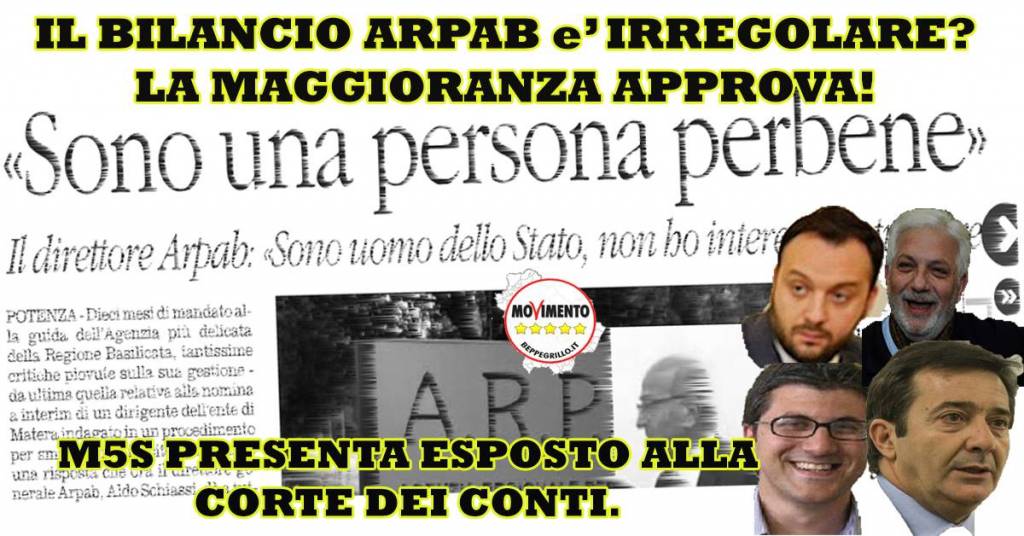 Irregolarità bilancio Arpab: la maggioranza Pittella approva