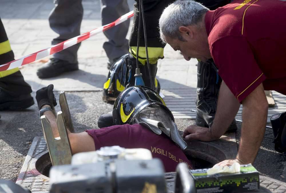 Roma: operaio muore durante controllo in un tombino