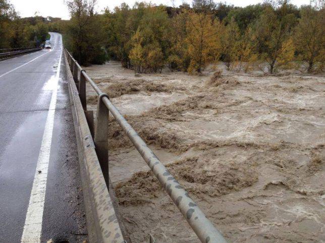 Maltempo: esonda il Volturno, paura in provincia di Caserta