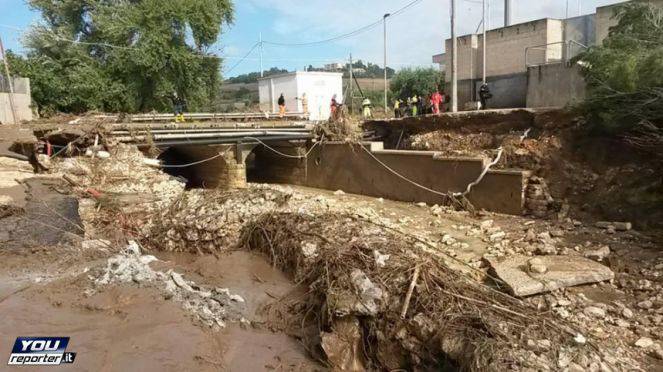 I danni dell'alluvione del 2013 a Ginosa