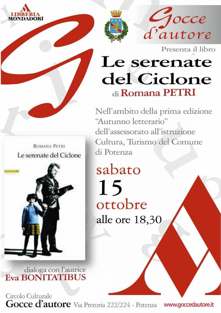 “Le serenate del Ciclone”, Potenza incontra Romana Petri