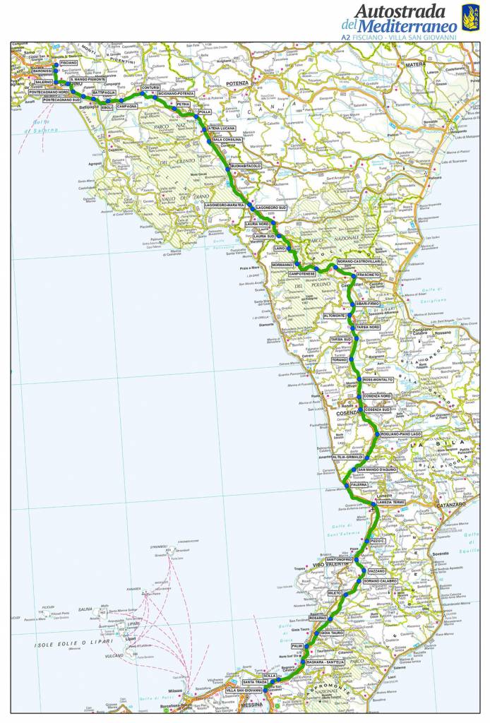 La A3 Salerno-Reggio Calabria diventerà A2 Autostrada del Mediterraneo