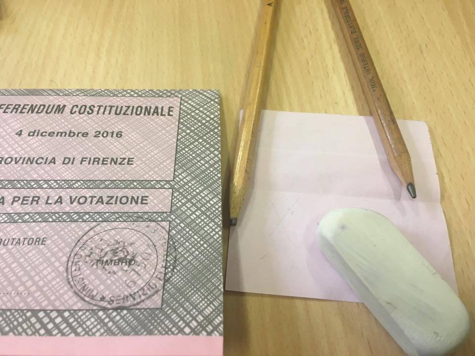 Referendum: matite non indelebili in alcuni seggi