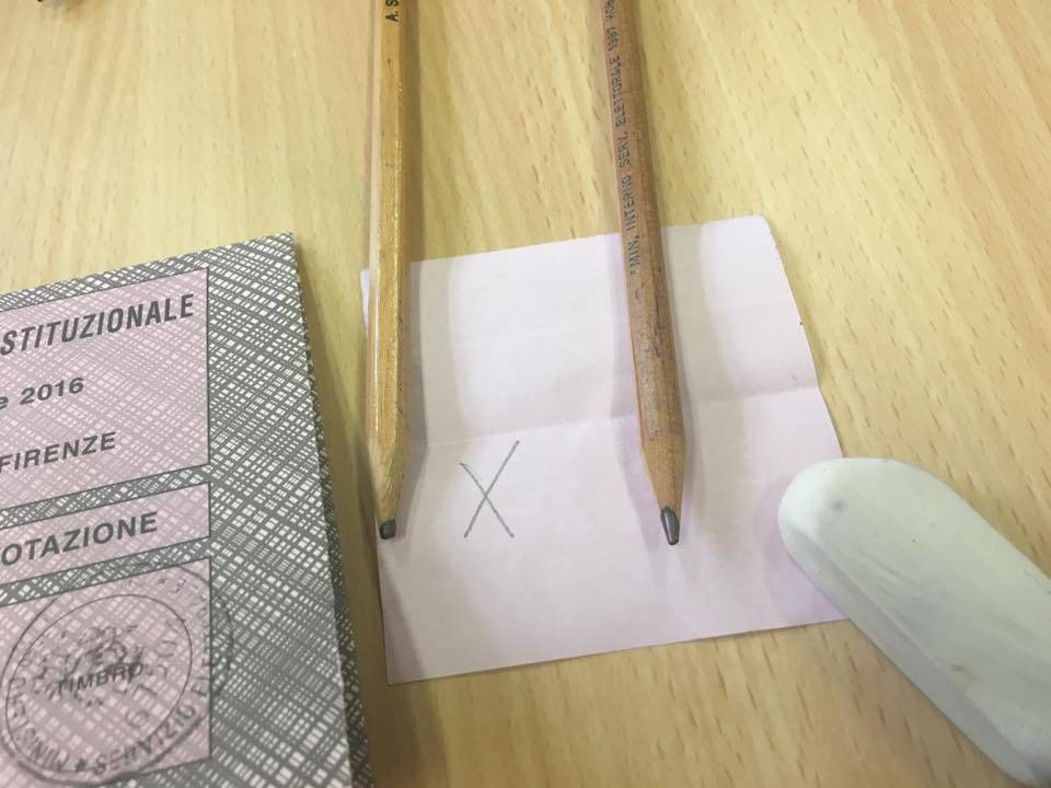 Referendum: matite non indelebili in alcuni seggi
