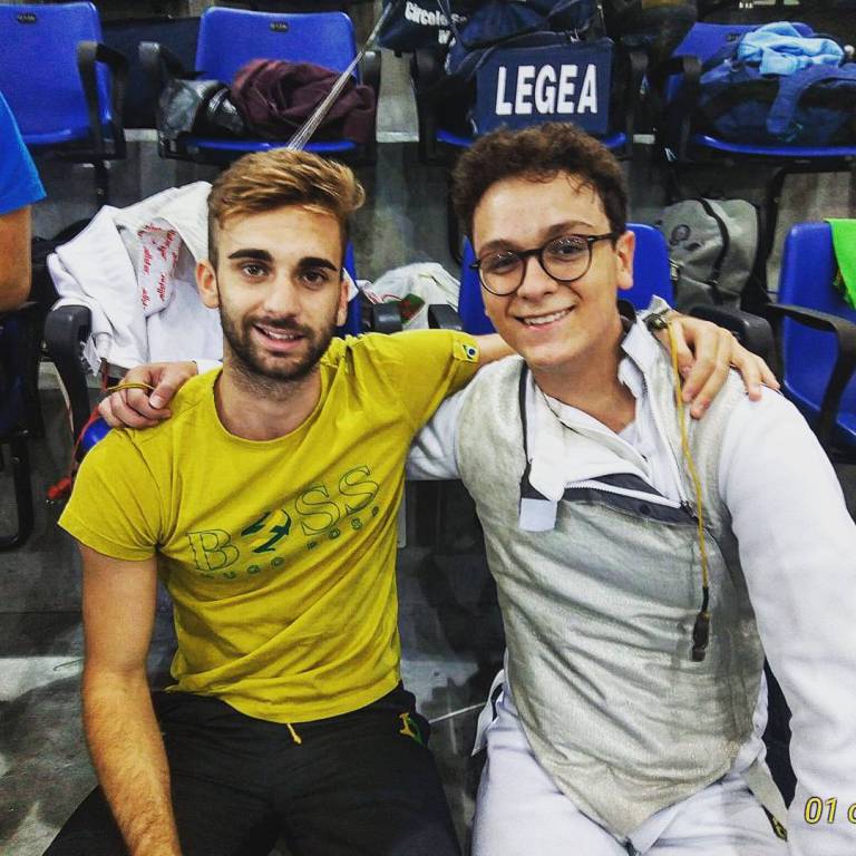 Daniele Garozzo (sinistra) e Rocco Balice