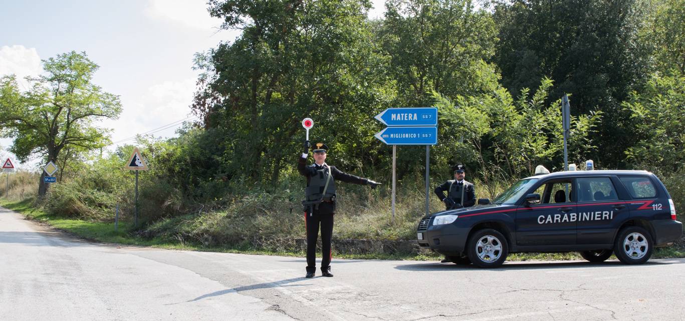 I controlli stradali dei carabinieri