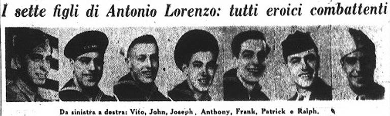 Emigrazione lucana: la famiglia Lorenzo, di San Fele, stupì gli Stati Uniti