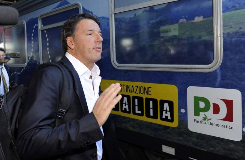 Tour in treno di Renzi