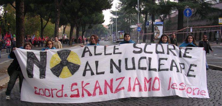 Protesta contro il nucleare