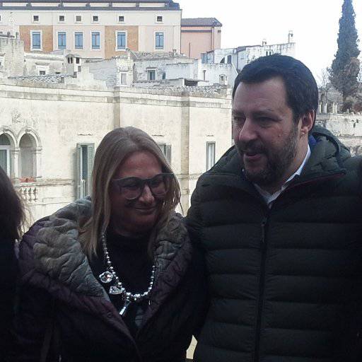 Adriana Domeniconi e Matteo Salvini