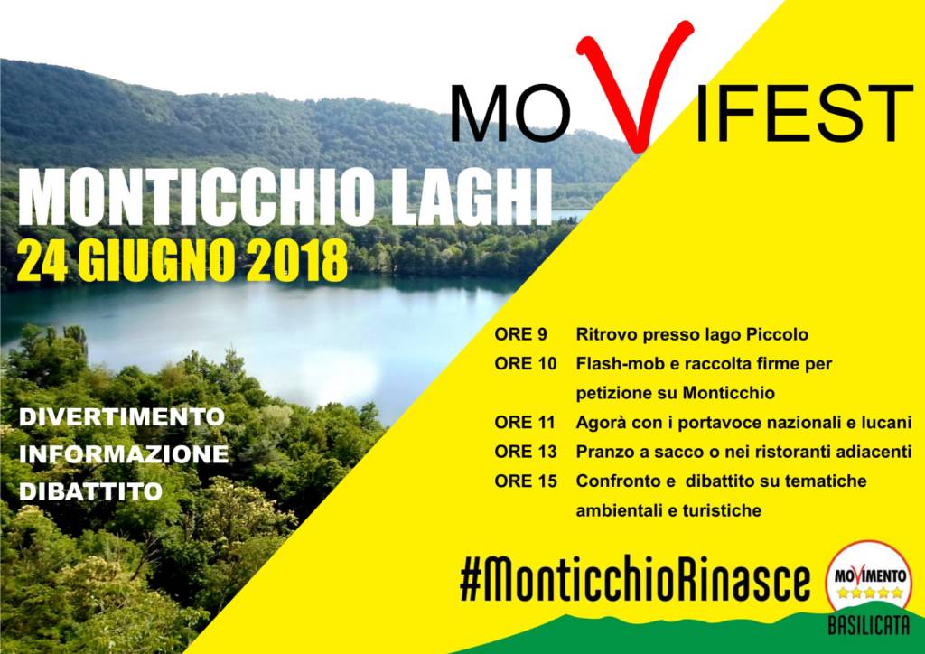 Monticchio rinasce, il 24 giugno con il MoVifest agorà pubblica sull’area lacustre lucana
