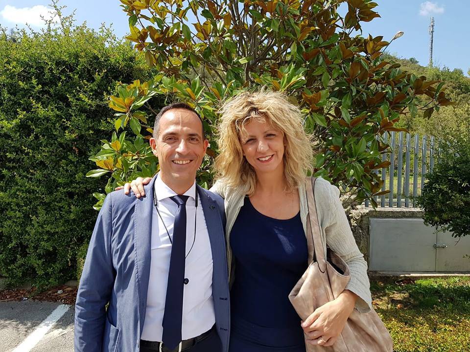 Antonio Mattia e Barbara Lezzi