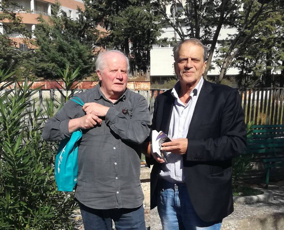 Don Basilio Gavazzeni e Angelo Festa