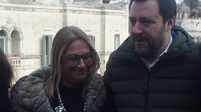 Adriana Domeniconi e Matteo Salvini