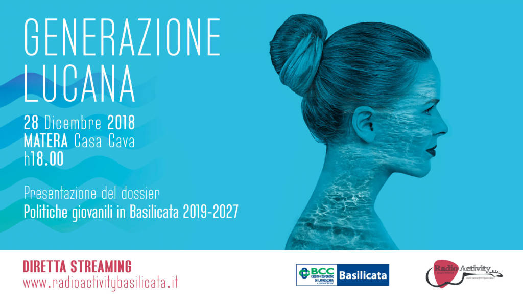 Generazione Lucana presenta il primo dossier sulle politiche giovanili in Basilicata 2019-2027