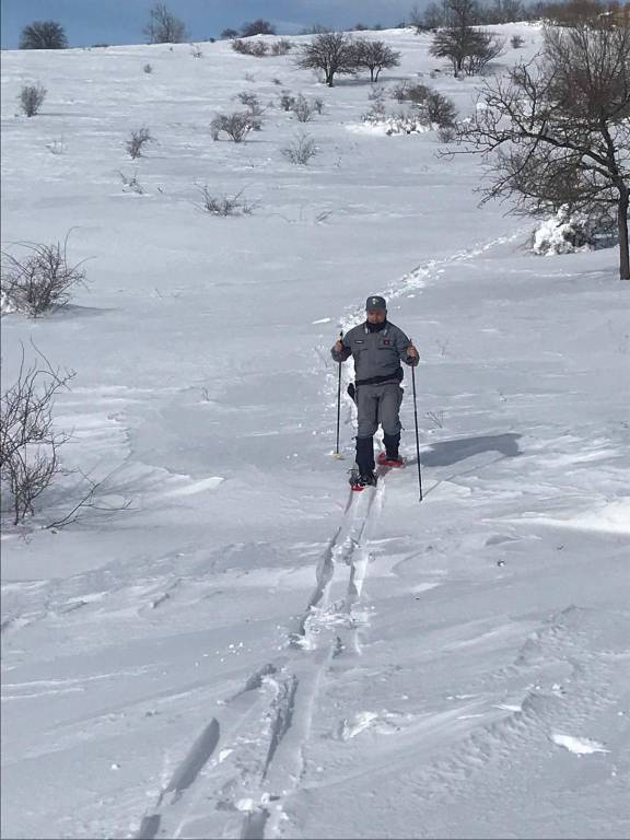 Castelgrande: anziano isolato a causa delle neve, soccorso dai Carabinieri forestali