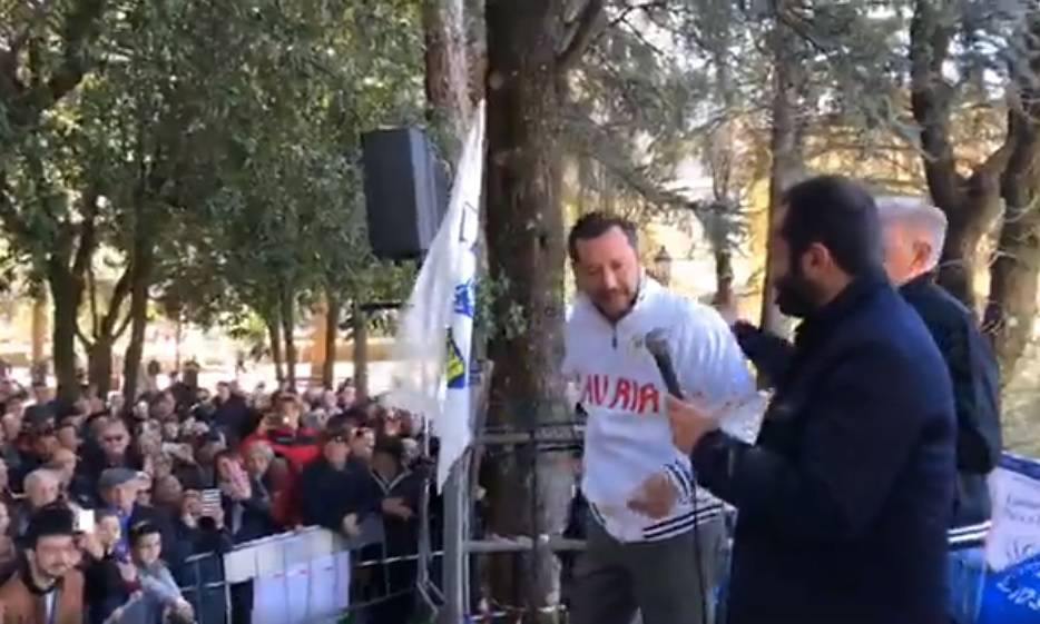 Salvini a Lauria