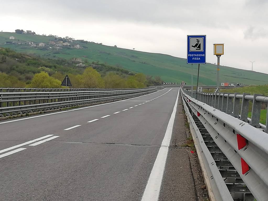 Strada Potenza-Melfi, operativa postazione autovelox