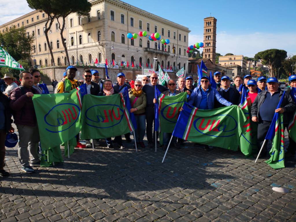 Manifestazione Roma Uil