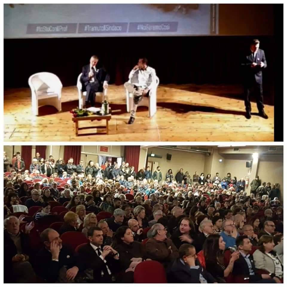 Elezioni comunali a Potenza, pienone al “Don Bosco” per Tramutoli