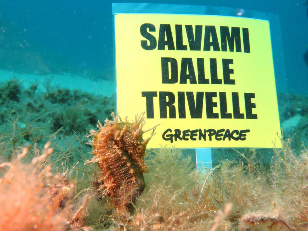 Con Greenpeace contro le trivelle, la protesta civile di Scanzano sbarca in Grecia