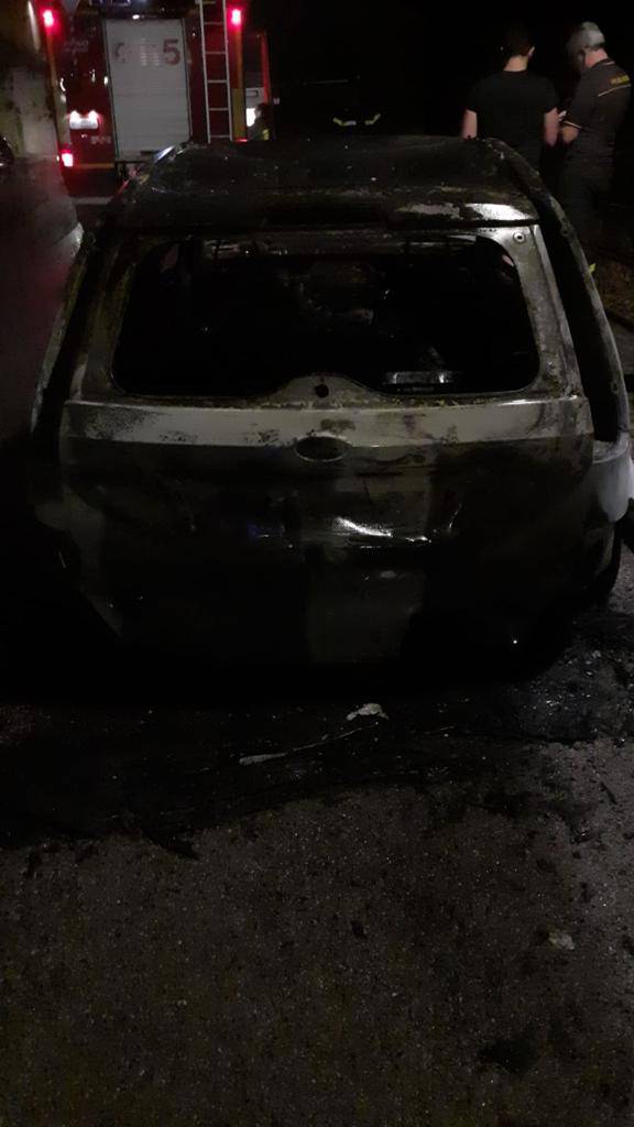 Muro Lucano, in fiamme l’auto della moglie del sindaco