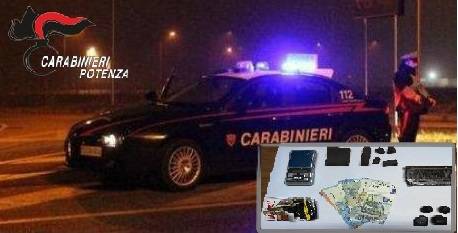 Operazione antidroga dei Carabinieri a Lavello. Tre arresti
