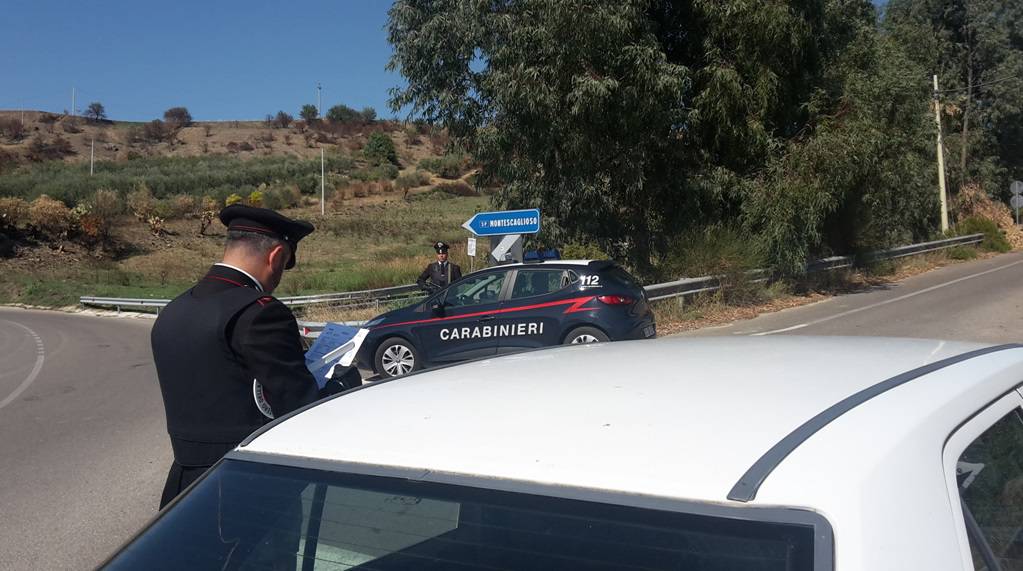 Montescaglioso: Servizi antidroga sul territorio. Carabinieri denunciano 49enne sorpreso con cocaina ed eroina
