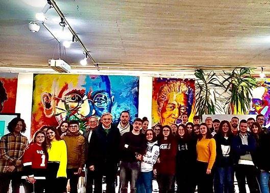 Avis nelle scuole, a Potenza murales realizzati dagli studenti del Liceo Artistico