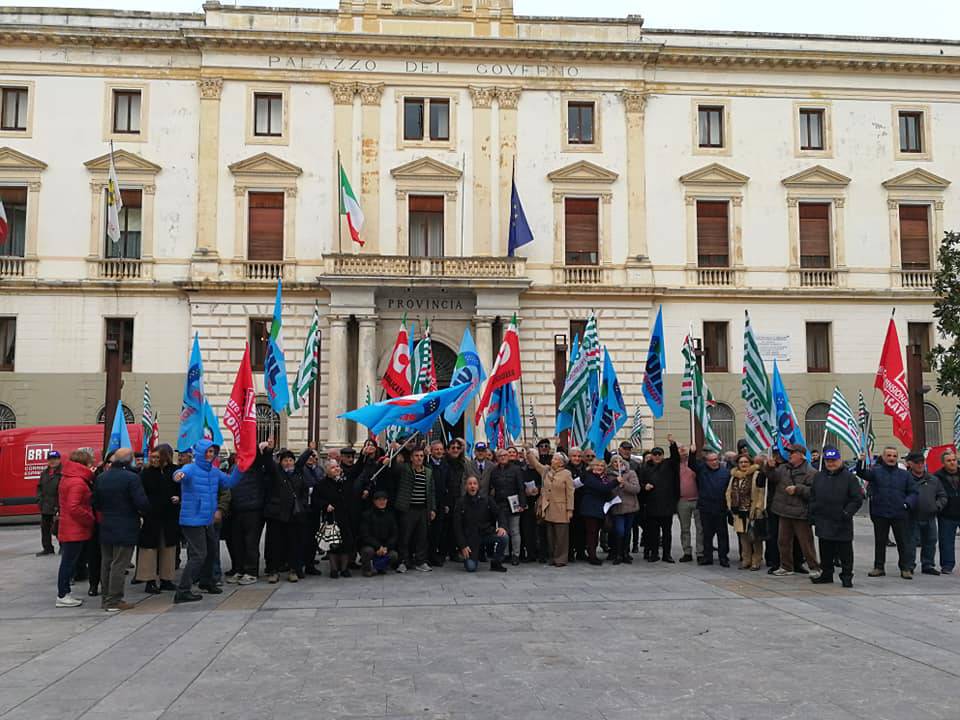 Pensionati e incontro con Prefetto di Potenza