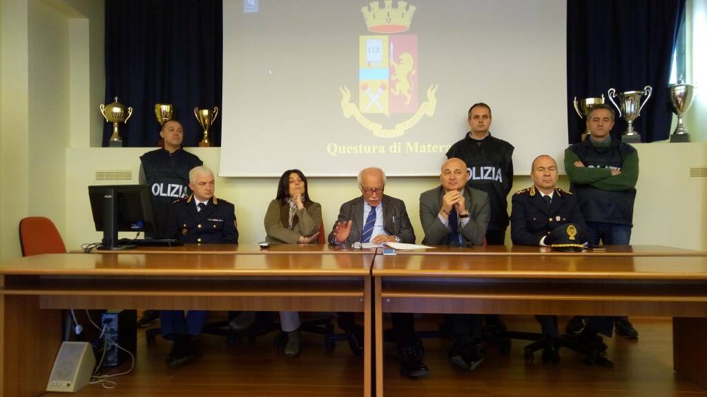 Conferenza stampa Procuratore Matera