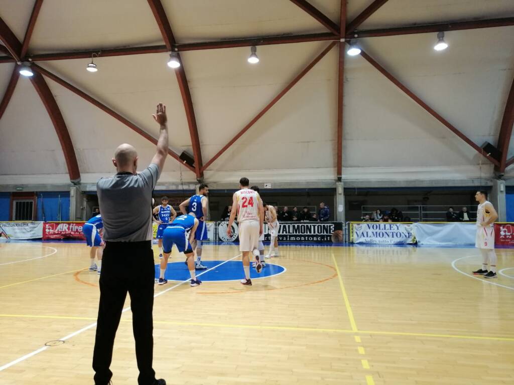 Olimpia Basket Matera sconfitta a Valmontone