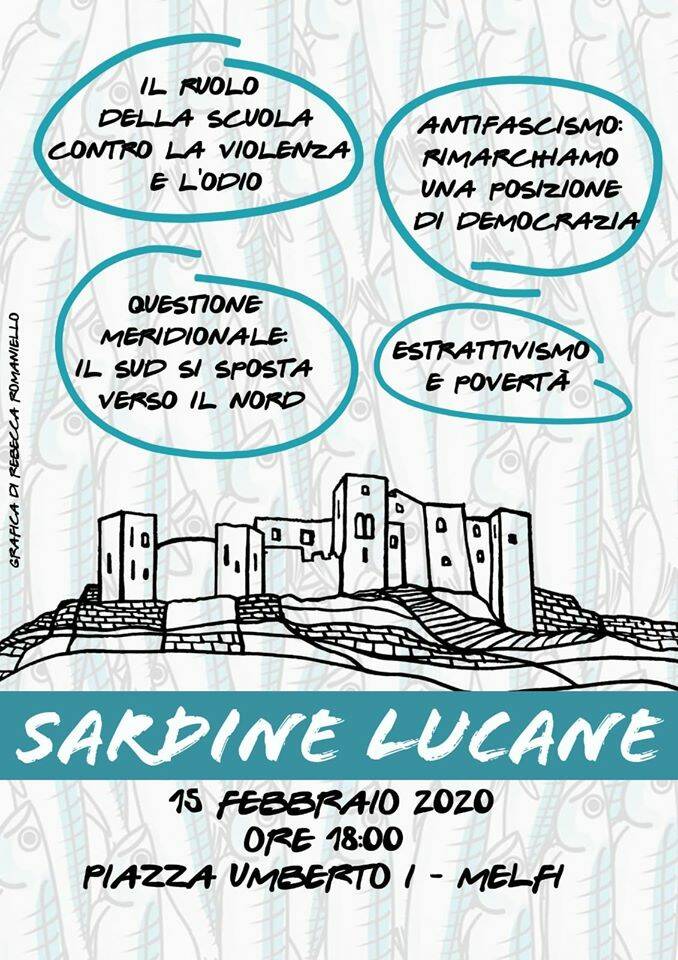 Manifesto Sardine lucane