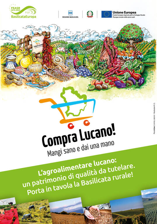 Compra lucano, al via la campagna di promozione sull’agroalimentare della Basilicata