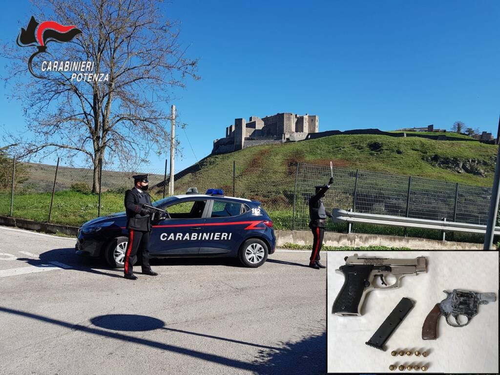 Rapolla. Armi e munizioni illegali: arrestato dai carabinieri