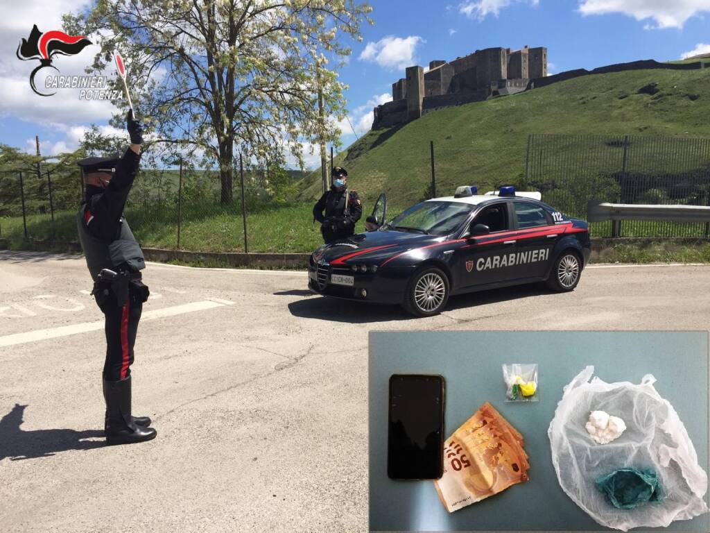 Carabinieri Melfi e droga sequestrata