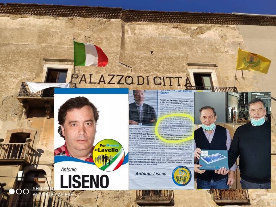 Lavello (Potenza). Che ci fa il sindaco accanto all’imprenditore Antonio Liseno?