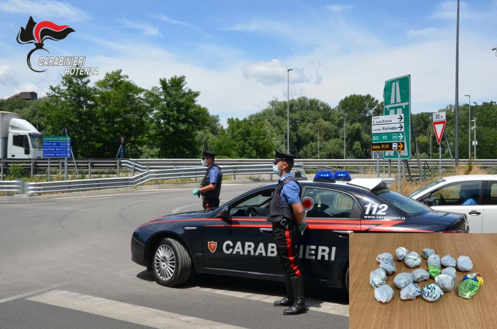 Controlli dei carabinieri sulle strade del Potentino, 10 denunciati