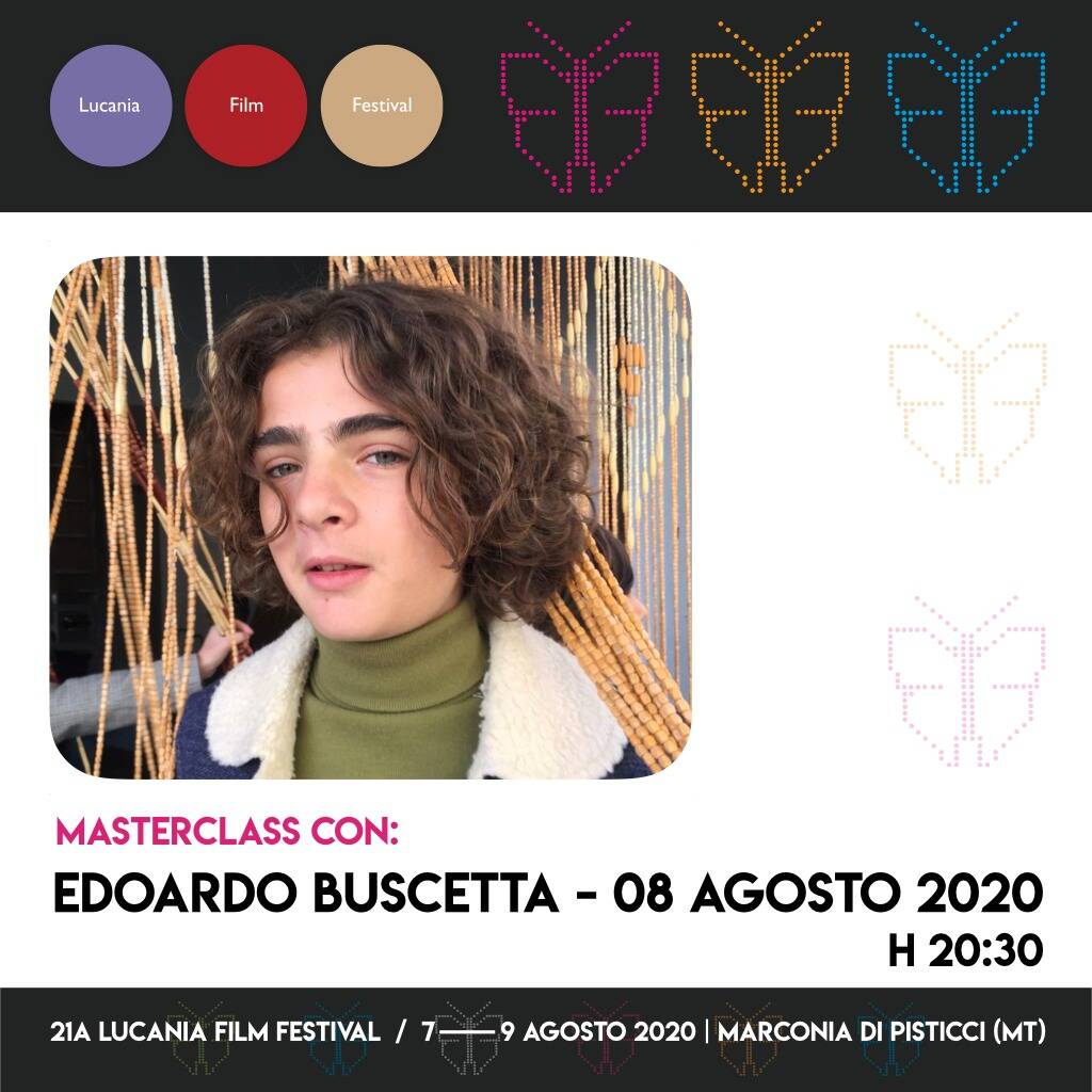 Edoardo Buscetta primo ospite d’eccezione del Lucania Film Festival