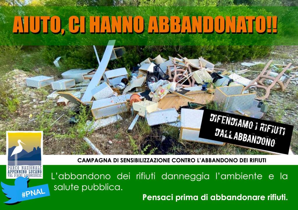 Parco nazionale Appennino lucano: giro di vite contro chi abbandona rifiuti
