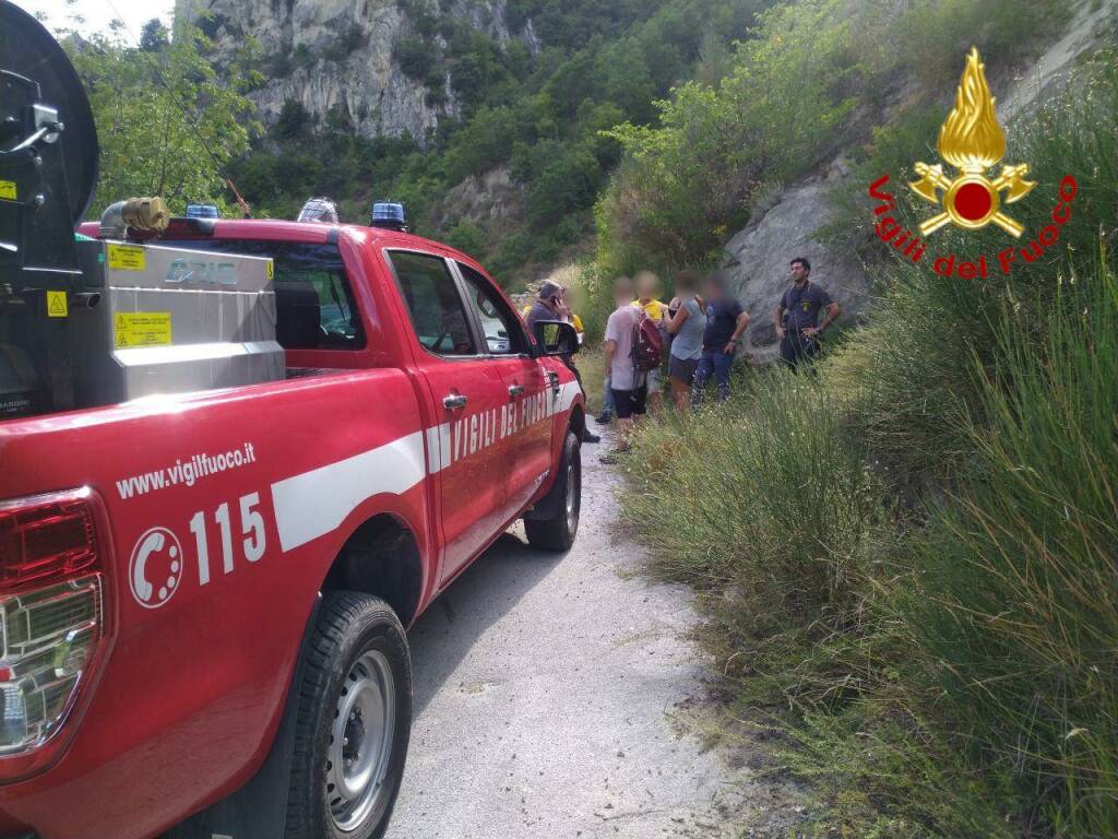 Escursionisti dispersi nelle Dolomiti lucane, ritrovati dai Vigili del Fuoco