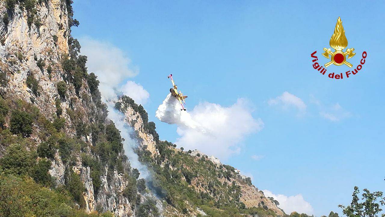 Vigili del Fuoco a Trecchina